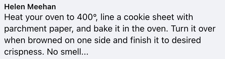 Facebook comment